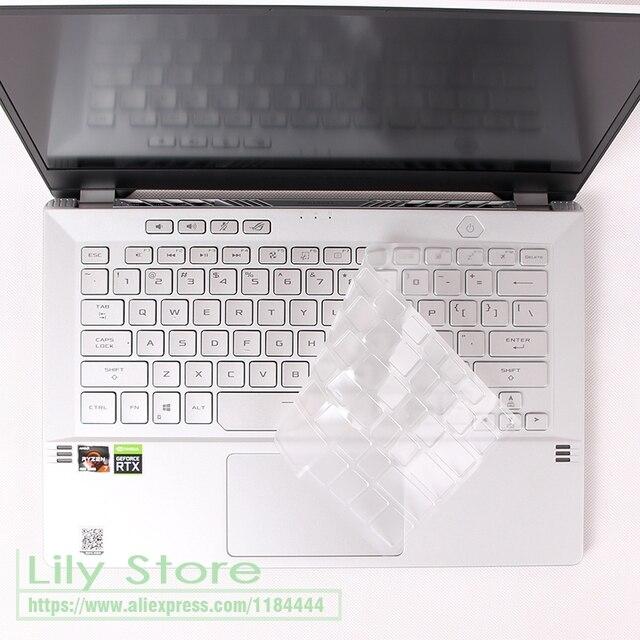 Asus rog zephyrus g14 ga401 ga401ii ga401iv ga401iu14インチゲーミングノートブック用の高透明tpu｜cyukusou｜15