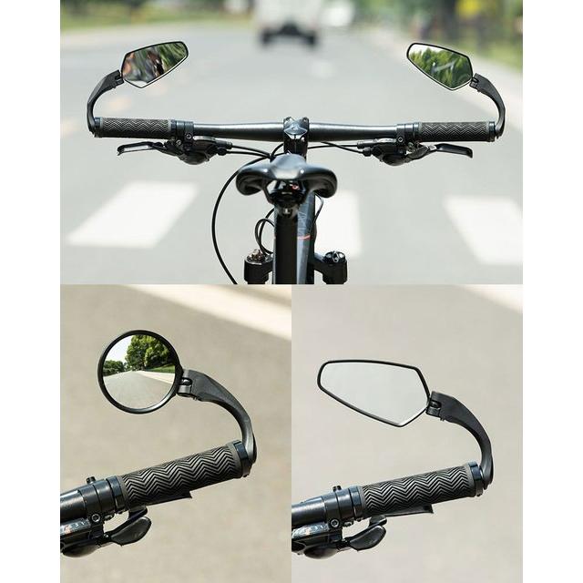 Rockbrso自転車ミラーバイクバックミラースクーターe-バイクバックミラー360角度調整可能なハンドルミラー｜cyukusou｜17