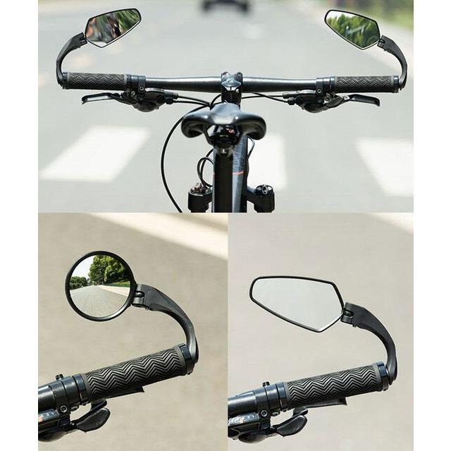 Rockbrso自転車ミラーバイクバックミラースクーターe-バイクバックミラー360角度調整可能なハンドルミラー｜cyukusou｜09