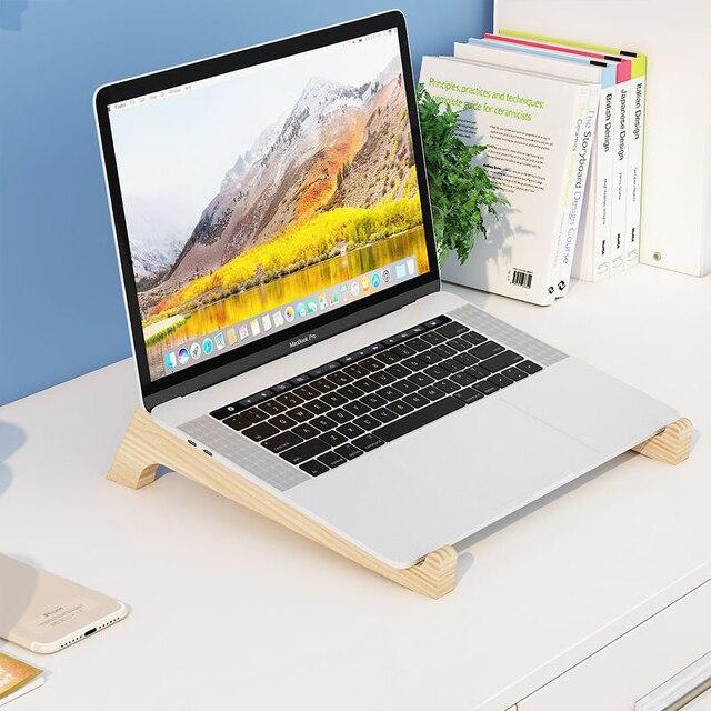 ユニバーサルラップトップ,Macbook Pro Air,iPad Pro,プロに適した取り外し可能な木製スタンド｜cyukusou｜08