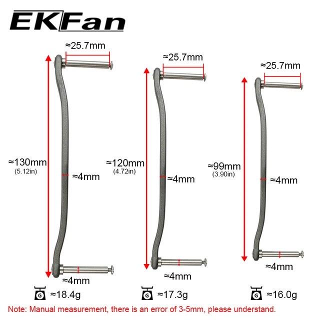 Ekfan-釣り用の金属製ハンドル,99mm,120mm,130mm,s字型ハンドル,8x5mm穴,ダイベイトに適しています｜cyukusou｜24