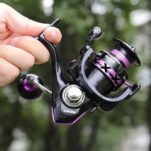 Sougayilang-スピニングリール5.0-2000,最大抗力10kg 5bb,carp釣りリール,アルミニウムスプール,子供用,新しい5000:｜cyukusou｜06