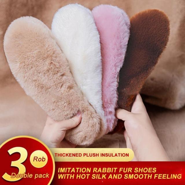 暖かい模造ウサギの毛皮の靴,3つのスタイル,通気性のある柔らかい冬の靴｜cyukusou｜03
