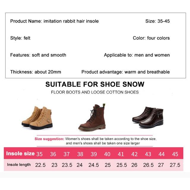 暖かい模造ウサギの毛皮の靴,3つのスタイル,通気性のある柔らかい冬の靴｜cyukusou｜08