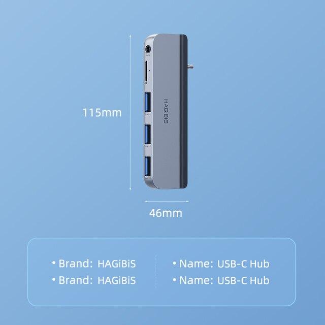 Hagibis-USB Type-cドッキングステーション,USB 2021アダプター,3.0mm,合成ポート3.5,新しいmacbook pro 1｜cyukusou｜07