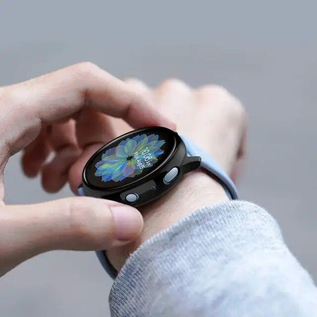 Samsung Galaxy Watch Active 2, 44mm, 40mm,強化ガラス,保護カバー｜cyukusou｜05