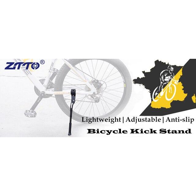 Ztto軽量マウンテンバイク自転車アジャスタブルキックスタンド26 27.5 29道路700cバイクの駐車場キックスタンド側リアラック｜cyukusou｜07