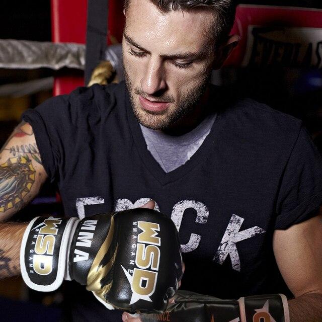 価値 pu ハーフフィンガー mma 男性 kicki ボクシング空手ムエタイ guantes デ boxeo 送料ファイト三田トレーニング機器｜cyukusou｜06