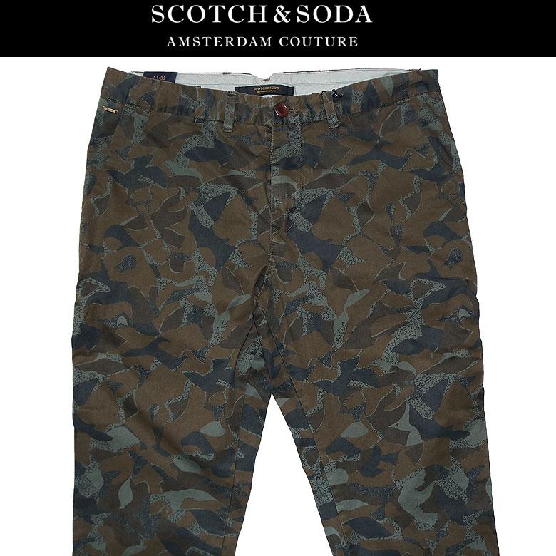 コットンリネンパンツ SCOTCH&SODA スコッチアンドソーダ テーパード