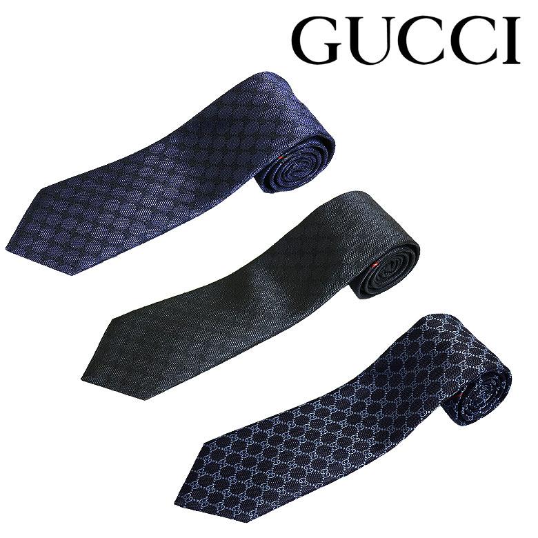 GUCCI グッチ ネクタイ タイ TIE シルク GGロゴ メンズ プレゼント