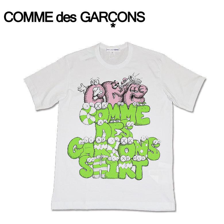 COMME des GARCONS コムデギャルソン Tシャツ 半袖 カットソー KAWS