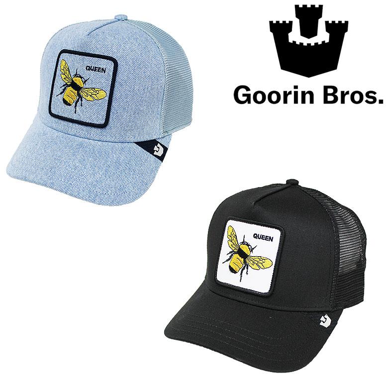 GOORIN BROS グーリンブラザーズ キャップ 帽子 TRACKER メッシュキャップ 女王蜂 トラッカーハット 青 ブルー 黒 ...