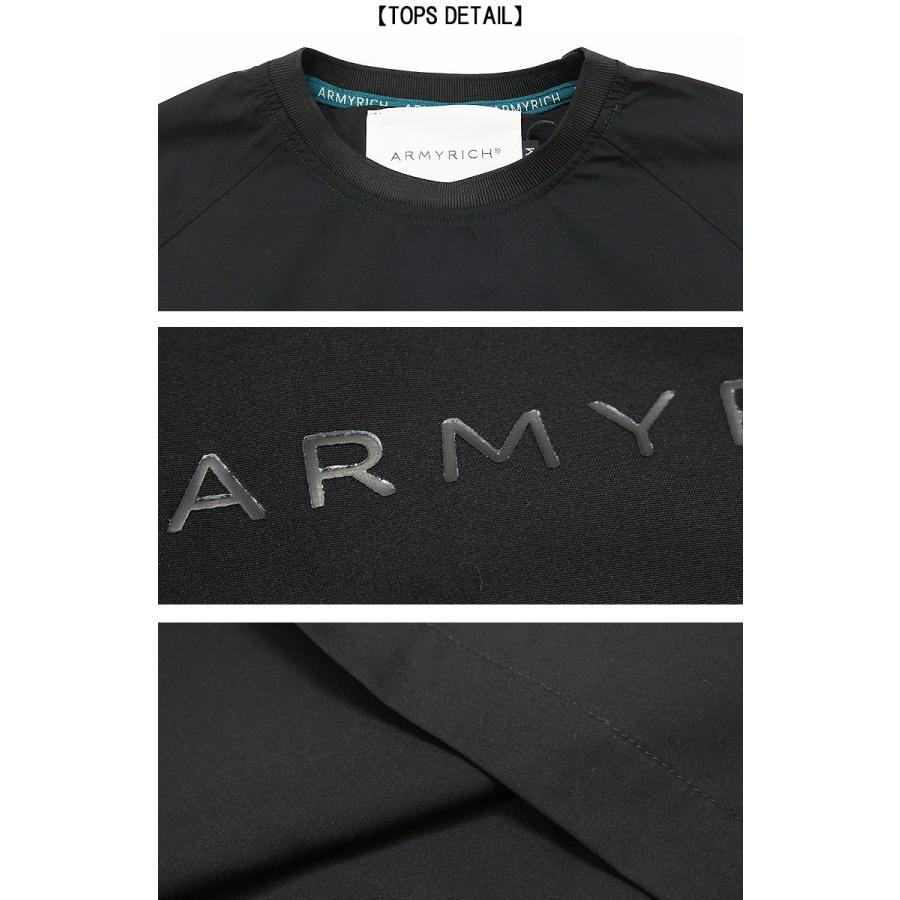 ARMYRICH アーミーリッチ ストレッチナイロンTシャツセットアップ 半袖