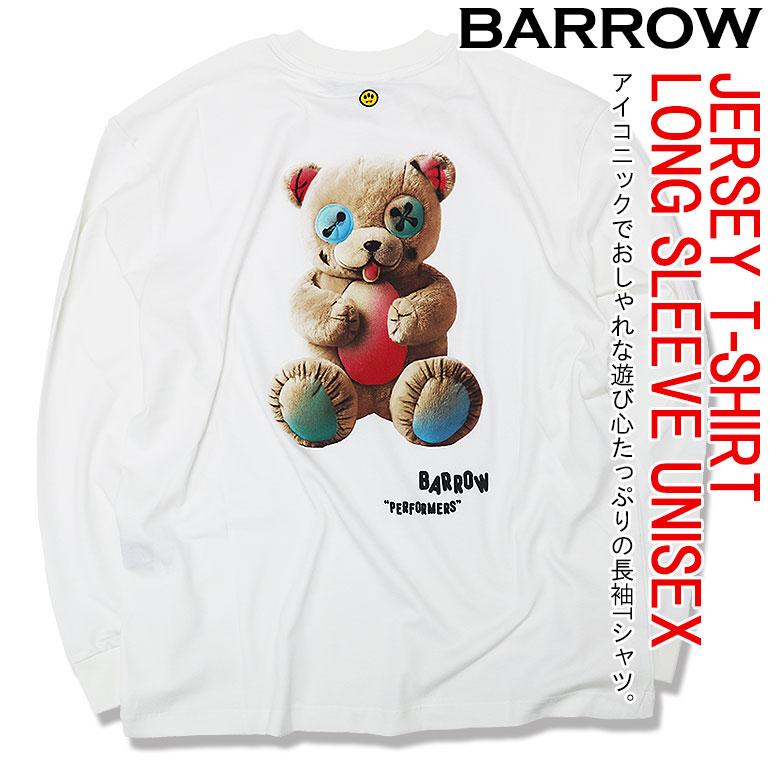 BARROW（バロー） Tシャツ 長袖 ロングスリーブ S/S T-SHRT UNISEX 