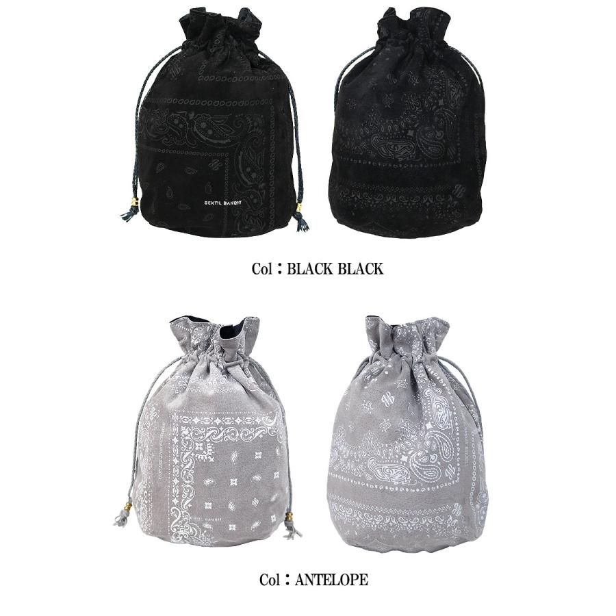 GENTIL BANDIT ジャンティバンティ スエード巾着バッグ 鞄 カバン