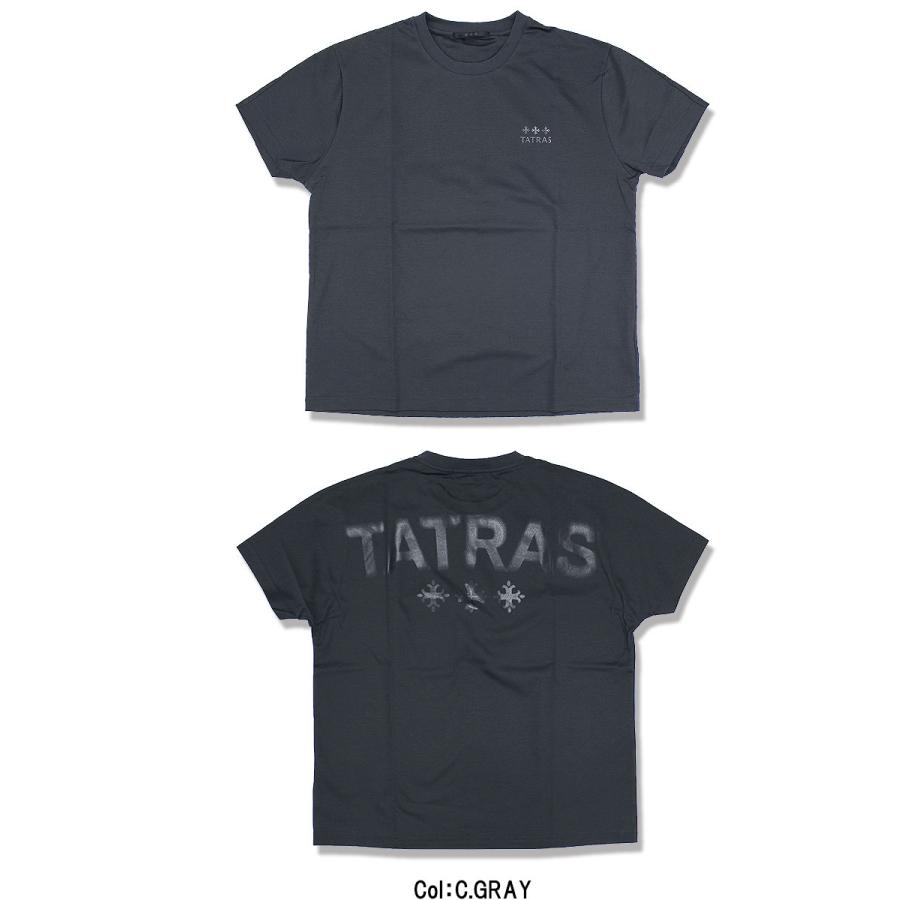 <試着のみ> 美品　TATRAS タトラス　半袖　カットソー　ロゴ TATRAS（タトラス） Tシャツ 半袖 ショートスリーブ カットソー TIDEO