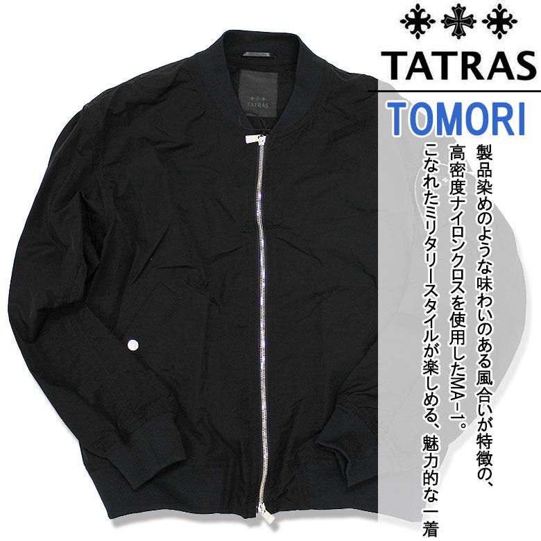 TATRAS タトラス MA-1 ブルゾン TOMORI トモリ 高密度ナイロンクロス ヴィンテージ風 撥水 ミリタリースタイル メンズ 大人の画像