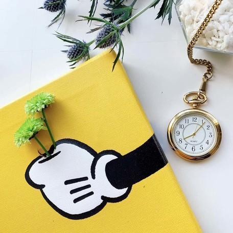 ディズニー 花瓶 アート ミッキー 花瓶アート D Story Canvas 通販 Yahoo ショッピング