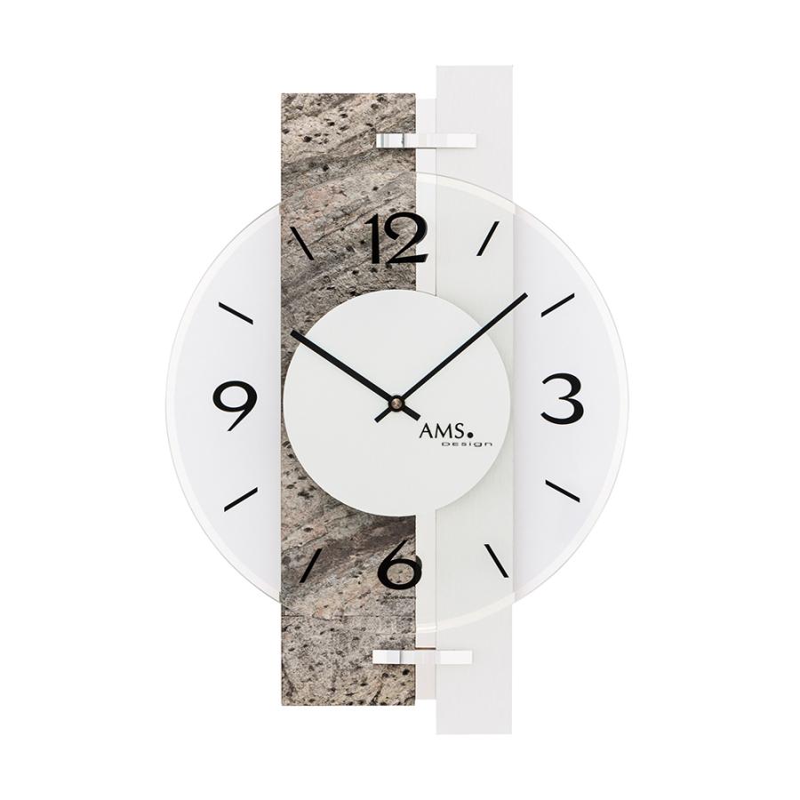 壁掛け時計 掛け時計 輸入時計 木目調 シンプル ガラス シンプル おしゃれ ドイツ インテリア時計 インテリア ガラス