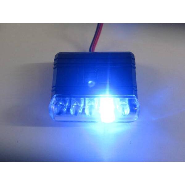 パンテーラ　セキュリティ部品　LEDアクリルスキャナー　ダミーリーレー付き 取付簡単 3本つなぐだけ ダミーセキュリティ ダミースキャナー LED