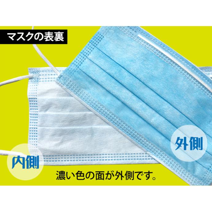 歯科用3層マスク プレガードマスク プレミアム ブルー 50枚入 95×175mm