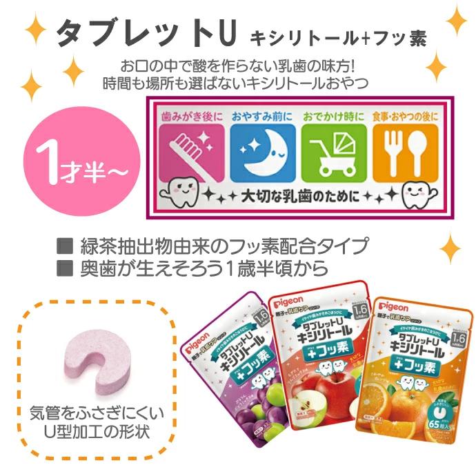 タブレットU キシリトール＋フッ素（ぷるりんぶどうミックス） : 歯科