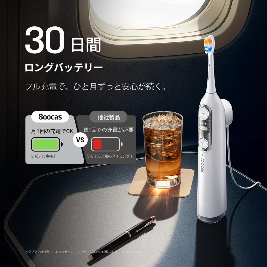 電動歯ブラシ SOOCAS NEOS II ソーカス ネオス2 ホワイト 本体セット
