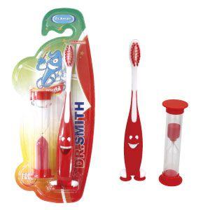 キッズ歯ブラシ Dr.SMITH レッド 12本入り : 歯科医院専売品のデンタル