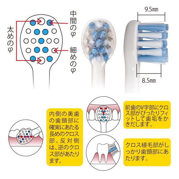 歯ブラシ Ciクロスケア(メール便20点まで)｜d-fit｜02