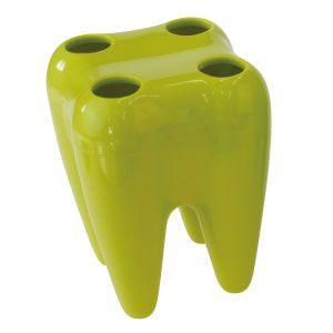 歯型歯ブラシスタンド（グリーン）｜d-fit