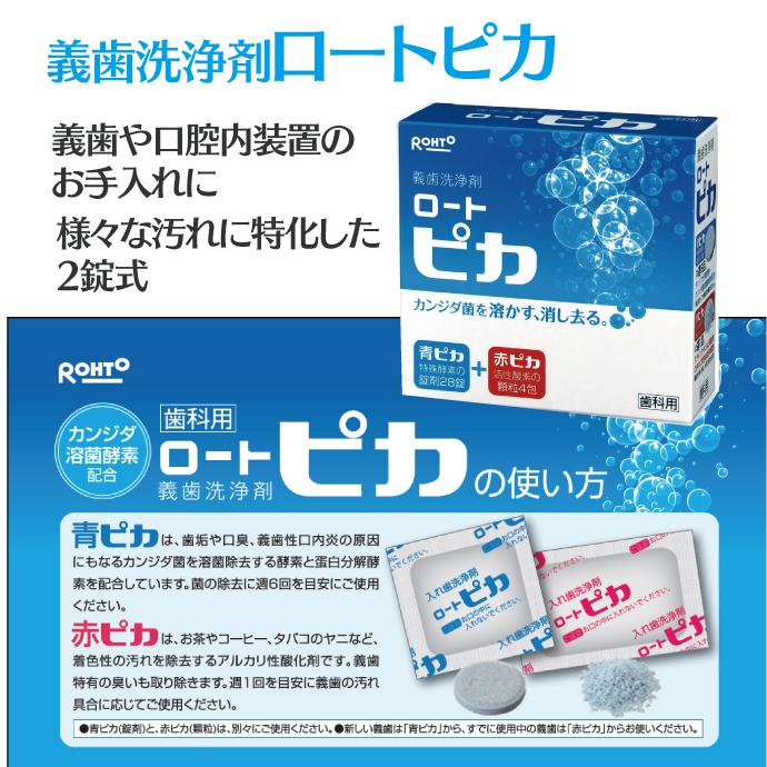 入れ歯洗浄剤 松風 ロート ピカ 6箱 : 歯科医院専売品のデンタル