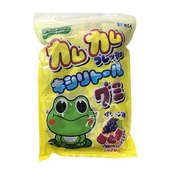 カムカム フレッシュキシリトールグミ グレープ味 お徳用100粒入（Yahoo!・歯科医院専売品のデンタルフィット）