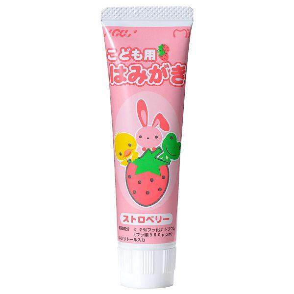 歯磨き粉 子供 GC こども用はみがき ストロベリー 1本(40g)(メール便12点まで) :34292:歯科医院専売品のデンタルフィット ...