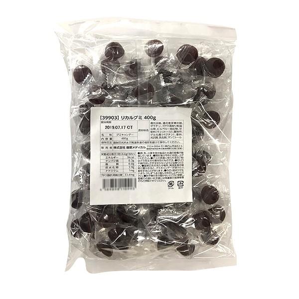 歯医者さんからのリカルグミ ぶどう味 お徳用 1袋(100粒入/計400g)