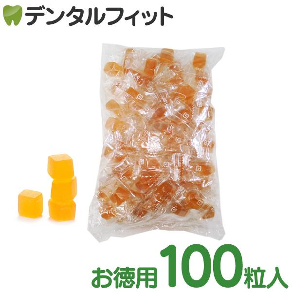 BSA みかんキシリトールグミ お徳用100粒入（Yahoo!・歯科医院専売品のデンタルフィット）