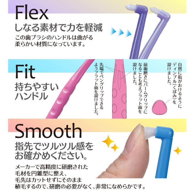 Ciメディカル 歯ブラシ ワンタフトブラシ Flex Fine(フレックス