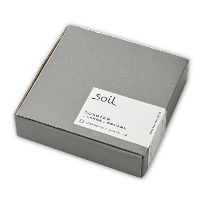 soil ソイル コースター ラージ / サークル / ホワイト / 2枚入 珪藻土 日本製 イスルギ｜d-fit｜03