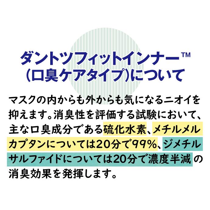 小松マテーレ 新型ダントツフィットインナー(口臭ケアタイプ)5枚×2 10枚セット 日本製 マスクインナー お一人様9点まで|d-fit|03