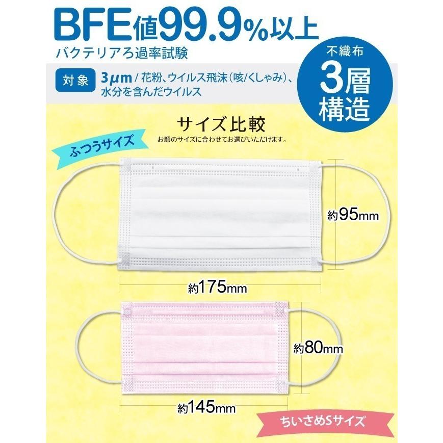 不織布 3層マスク 150枚(3箱セット) NEW Ciマスク（ピンク）レギュラー