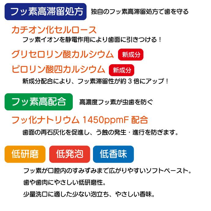 歯磨き粉 ライオン チェックアップ スタンダード マイルドピュアミント  フッ素高滞留処方 3本(135g/本) ペースト (フッ素濃度：1450ppm) (メール便1点まで)｜d-fit｜03