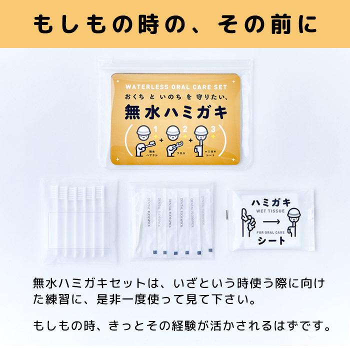 無水ハミガキセット 1個 水がいらない防災歯ブラシ 1人用 3日分(メール便2点まで)｜d-fit｜14