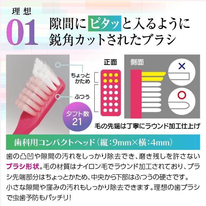 歯科専用 歯ブラシ Gupita グピタ (毛のかたさ：Mふつう/Sやわらかめ