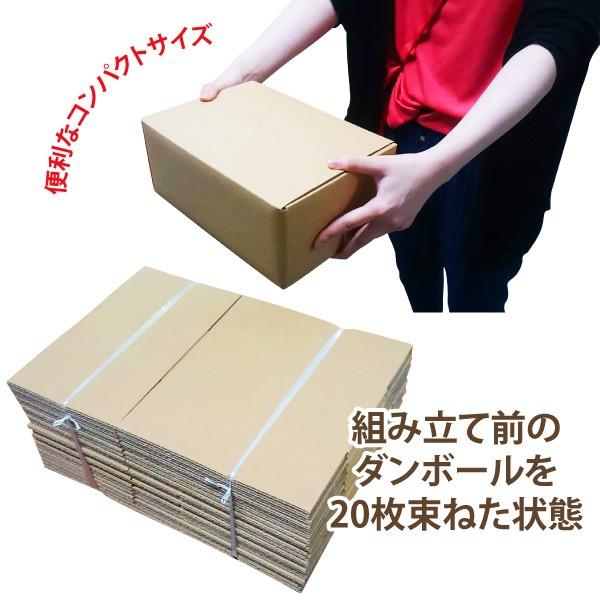 ダンボール(段ボール箱) 60サイズ(270×115×190) 20枚セット : 歯科医院