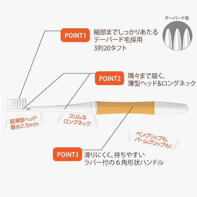 BUTLER（SUNSTAR） バトラー ハブラシ Bケア 1本 M(ふつう)【サン