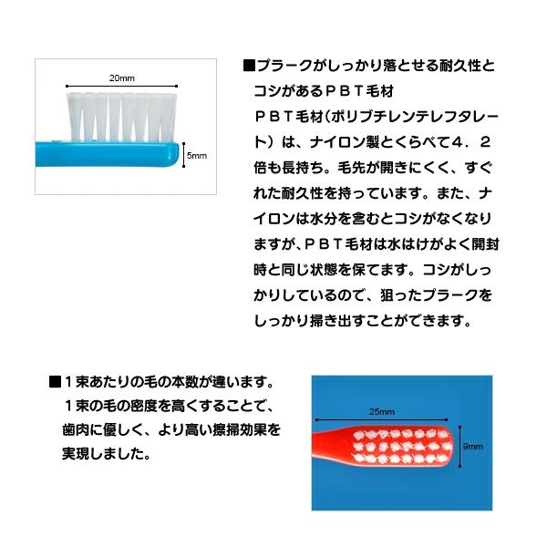 歯ブラシ タフト24 オーラルケア SS(スーパーソフト) カラーアソート 25本  (メール便2点まで)｜d-fit｜03