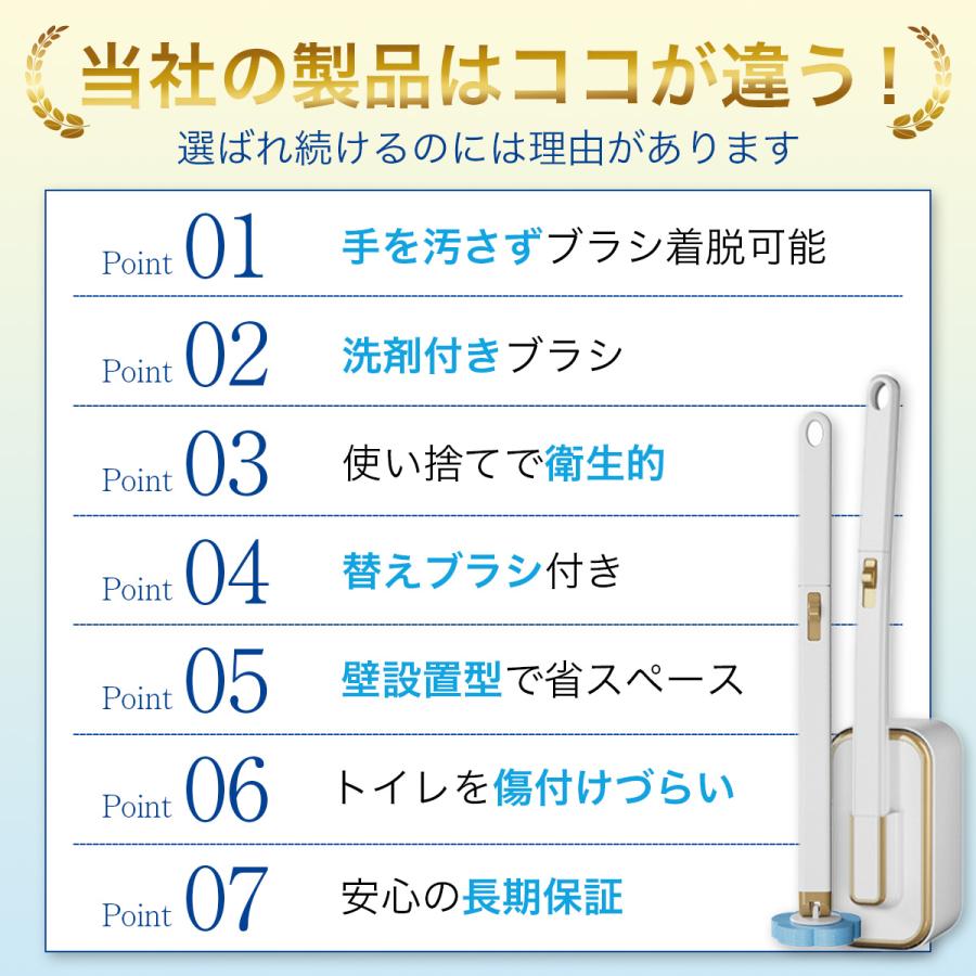 トイレブラシ 使い捨て 吸盤 おしゃれ スポンジ セット 収納 ケース付き 掃除 ホルダー サニタリー 収納 替えブラシ スリム コンパクト 壁掛け |  | 03