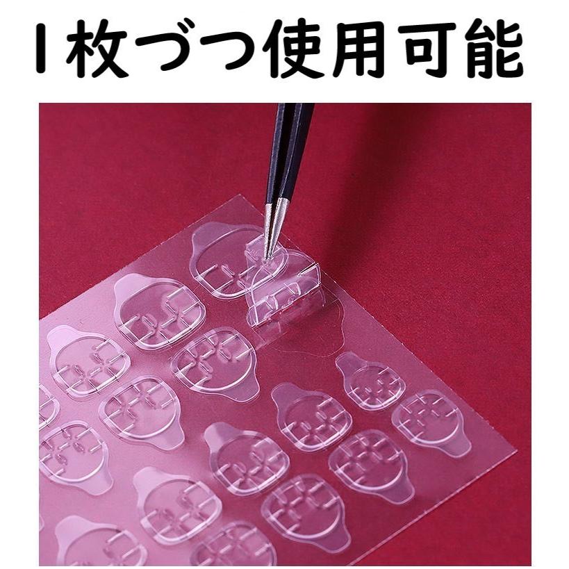 ネイル 接着剤 ネイルシール ネイルチップ ネイルアート つけ爪 グルー 粘着グミ チップ 透明 グミ 両面テープ シール|d-ice|09