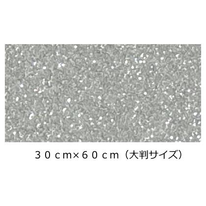 グリッターシート(シールタイプ) ホワイト 白 30cm×60cm(大判サイズ