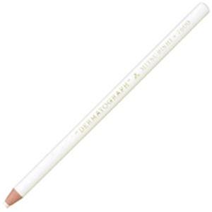 新作モデル  (業務用30セット) 三菱鉛筆 12本入 白 K7600.1 ダーマト鉛筆 万年筆