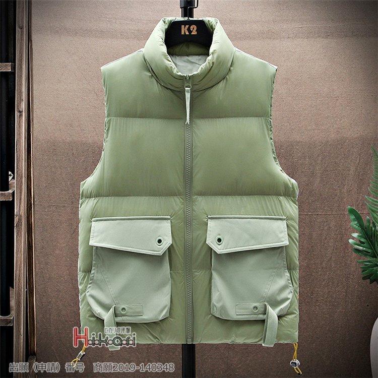 ベスト メンズ 中綿ダウンベスト アウター 秋冬 中綿ベスト ダウンベスト 軽量 カジュアル ファッション 感謝の声続々